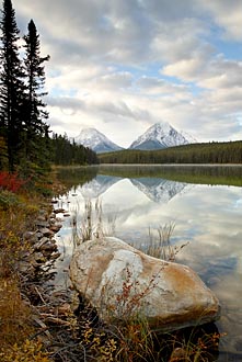 Mountains Reflected in Leech Lake