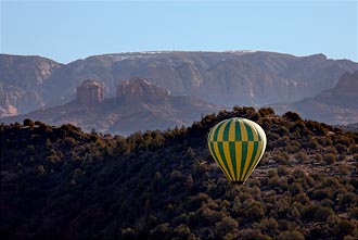 Balloon And Red Rocks