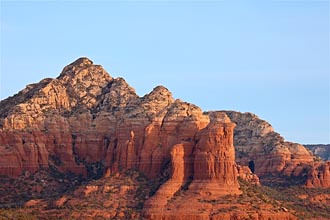 Red Rock Formations At Sunrise