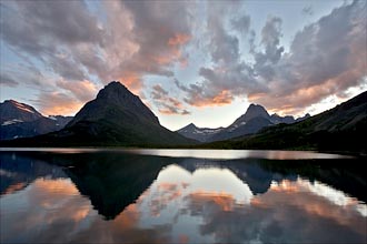 Swiftcurrent Lake Sunset