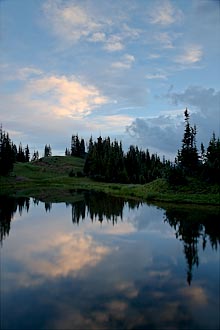 Sunset Clouds Reflected