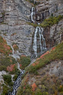 Bridal Veil Falls In Fall